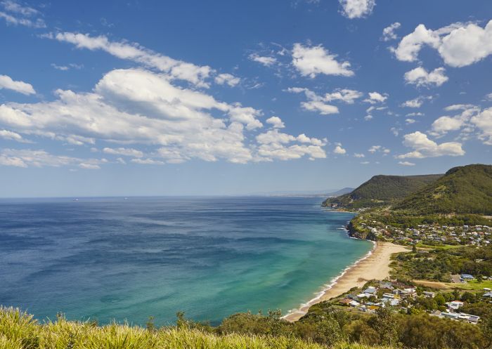 Scenic views from Stanwell Tops Lookout, Royal National Park, Sydney South