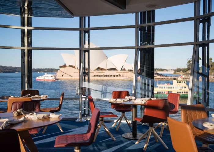 Dining room overlooking the Sydney Opera House, Sydney