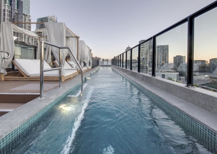 Outdoor lap pool at Vibe Hotel Sydney Darling Harbour, Darling Harbour