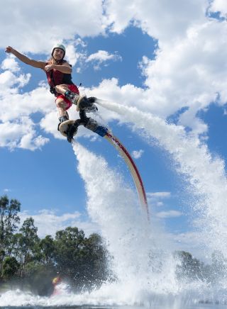 Man enjoying an experience at Jetpack Adventures Sydney, Penrith