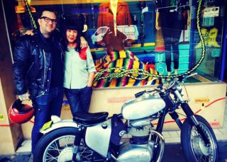 Out the front of Route 66 in Newtown, Inner Sydney