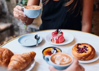 Selection of desserts at La Renaissance Patisserie and Cafe, The Rocks