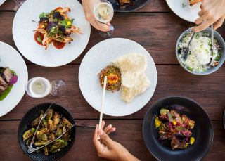 Food and drink at Lochiel House, Kurrajong Heights