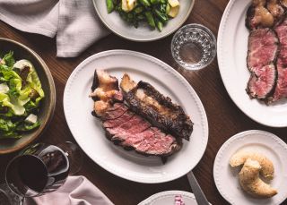 Rib eye steak dishes at The Gidley, CBD - Credit: Dominic Loneragan