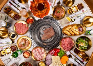 Table of food, 789 Korean BBQ, Green Square, Zetland - Credit: 789