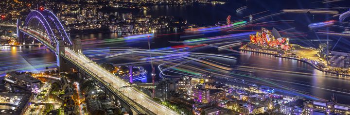 Feel mesmerised by Vivid Sydney, Sydney Harbour