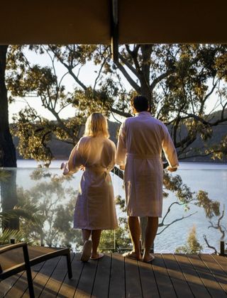 Marramarra Lodge room view, Berowra Waters