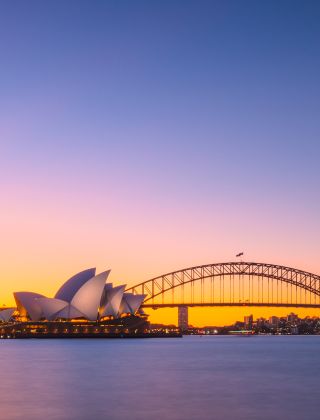 Opera House and Sydney Harbour Bridge, Sydney
