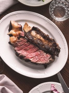 Rib eye steak dishes at The Gidley, CBD - Credit: Dominic Loneragan