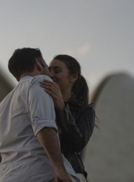 Outside the Sydney Opera House