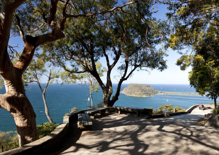 View from West Head lookout over to Barrenjoey Headland, Ku-Ring-Gai Chase National Park