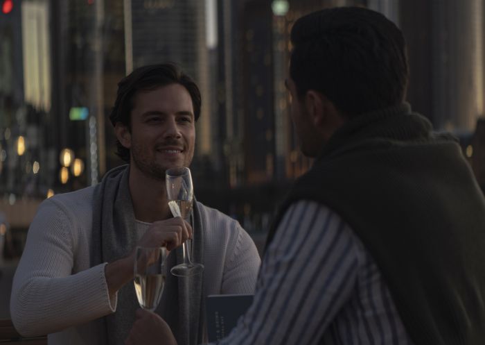 Romantic Cheers at Sydney Opera Bar - Sydney Harbour
