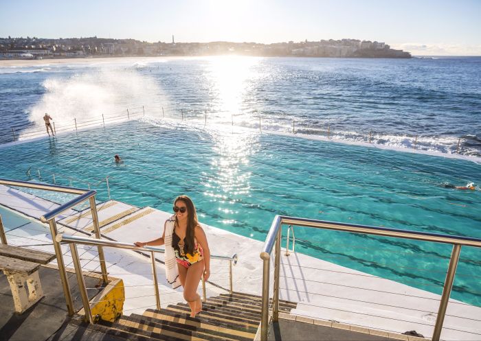 Swimmers at Bondi Icebergs Club - Bondi Beach