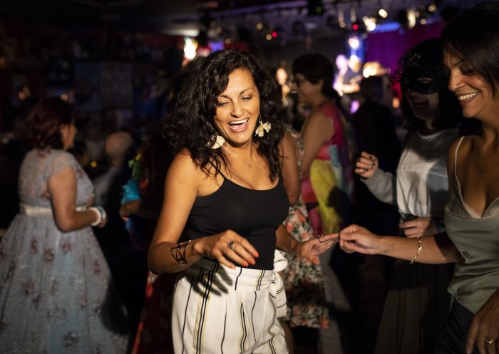 Patrons enjoying drinks and live music at Camelot Lounge, Marrickville in Inner Sydney