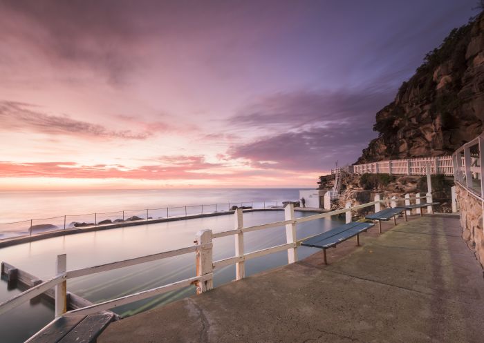 Bronte Baths at sunrise.