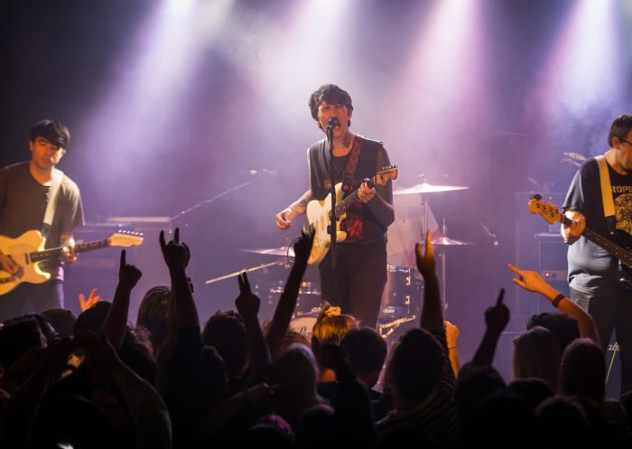 Patrons enjoying live music at the Oxford Art Factory in Darlinghurst, Inner Sydney