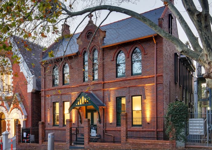 Heritage Facade of Crystalbrook Albion formerly Little Albion  in Surry Hills, Inner Sydney