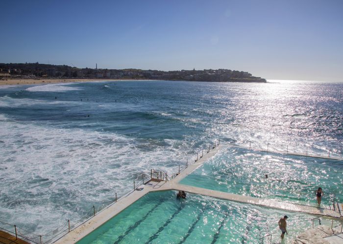 A Summer's day at the Bondi Icebergs Club in Bondi, Sydney east