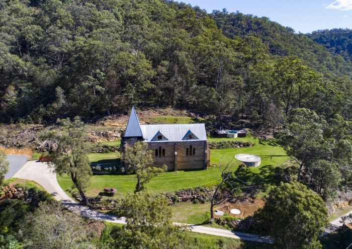 St Joseph's Guesthouse and Function Venue in st Albans is a stunning three level stone building that was renovated from the ruins of a 160 year old church