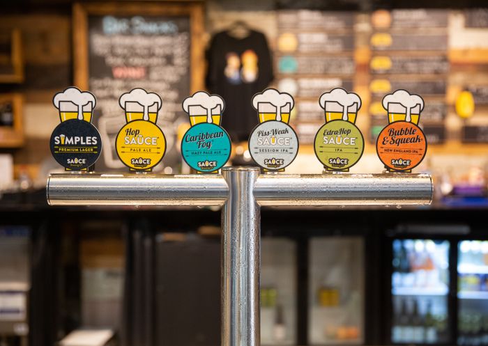 Image Credit: Taps at Sauce Brewing Taps at Sauce Brewing