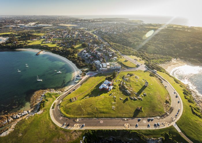 Aerial view of La Perouse (Frenchmans Bay on the left - Congwong Bay on the right), Sydney