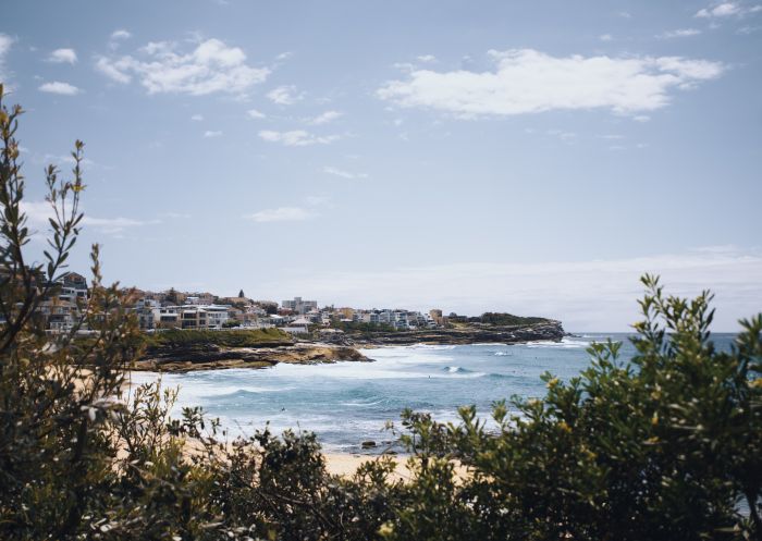 The scenic Bronte Beach in the eastern suburbs of Sydney