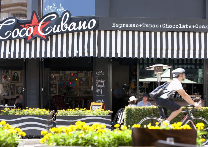 Coco Cubano Cafe and Bar on Church Street in Parramatta