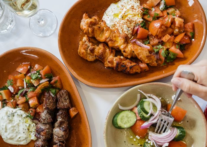 Classic Greek food available from Kouzina Greco in Parramatta