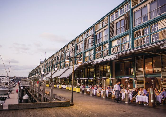 The Finger Wharf in Woolloomooloo