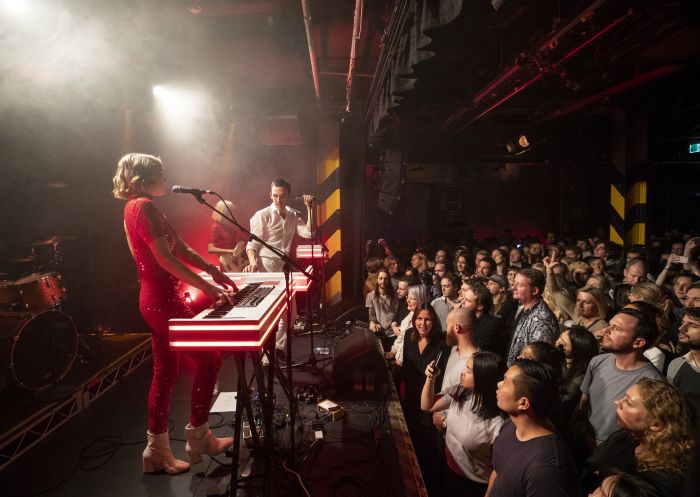 I Know Leopard performance at Oxford Art Factory, Darlinghurst for Vivid Sydney