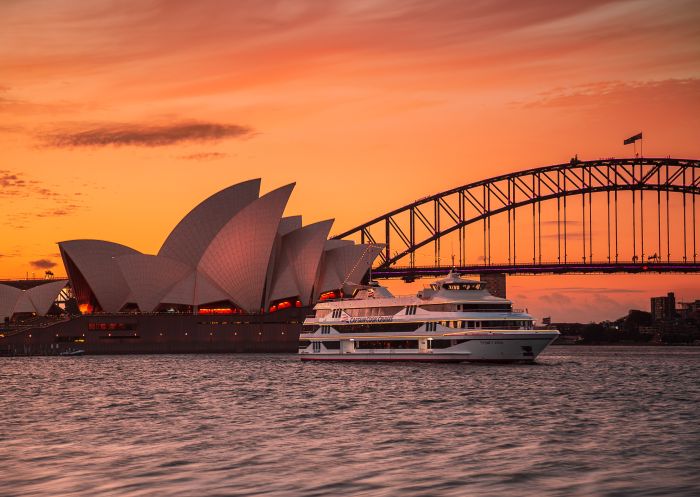 Captain Cook Cruises in Sydney Harbour, Sydney City