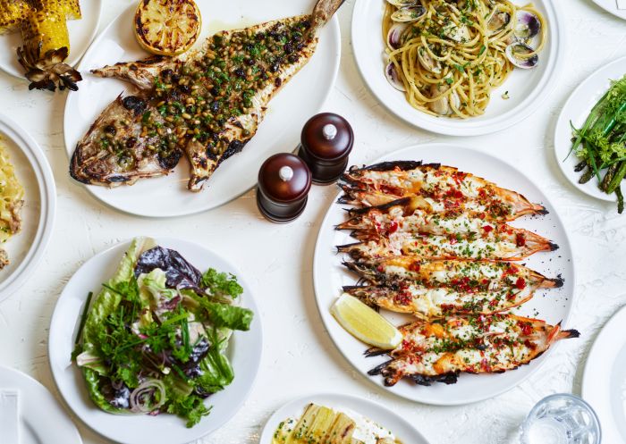 Dishes available at Totti’s Rozelle in Rozelle