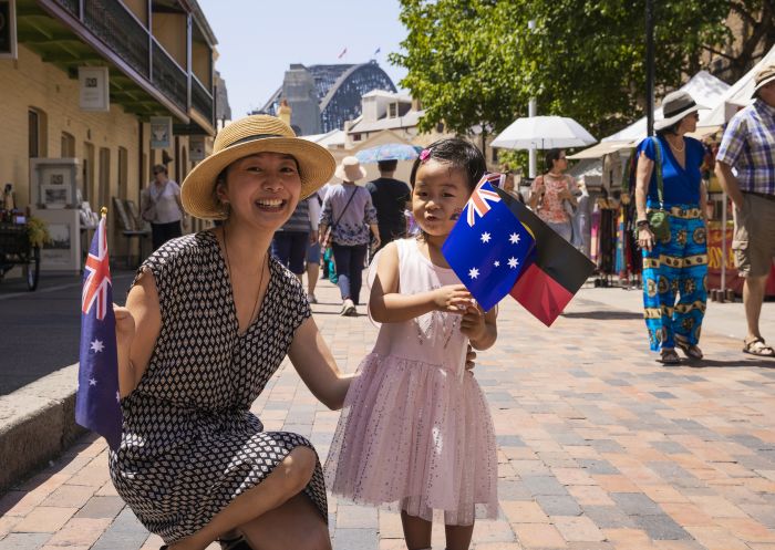 Australia Day in the Rocks