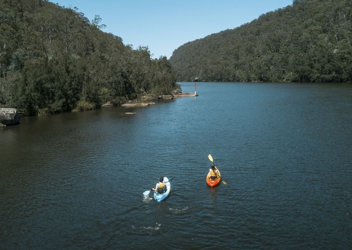 Kayaking on the Hawkesbury River in Hawkesbury, Sydney North