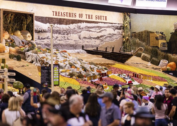 District Exhibits Competition inside the Woolworths Fresh Food Dome at the 2019 Sydney Royal Easter Show, Sydney Showground at Sydney Olympic Park