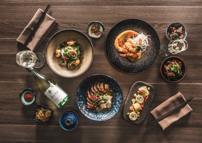 Variety of Japanese cuisine at Kyubi Modern Asian Dining in Campbelltown, Sydney west