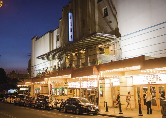 The Ritz, a heritage-listed art deco cinema in Randwick