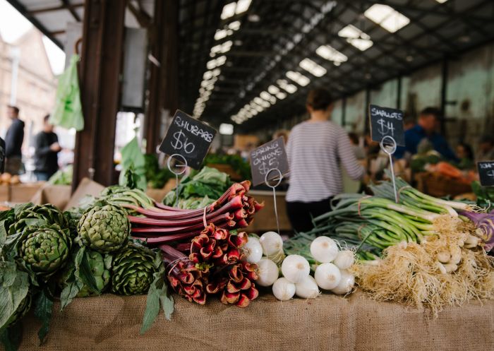 Carriageworks Farmers Market at Eveleigh in Inner Sydney