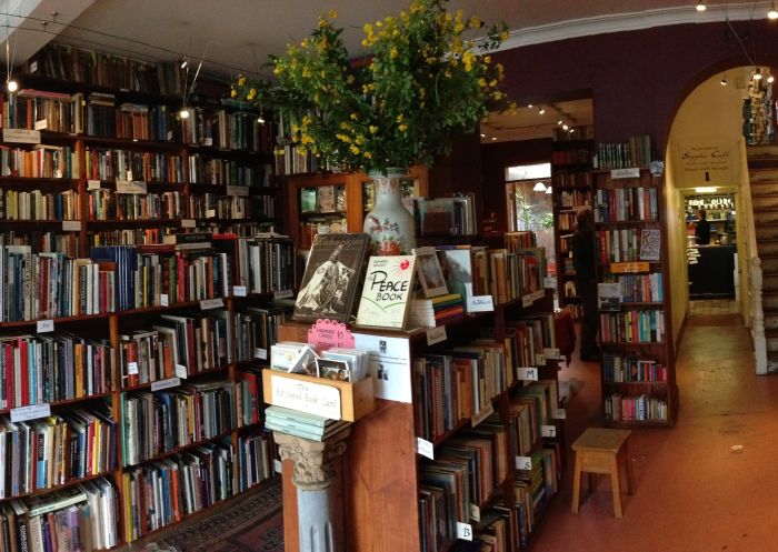 Sappho Books, Cafe and Wine Bar in Glebe, Inner Sydney