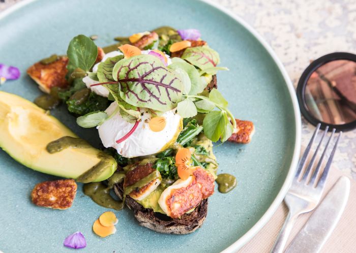 Brunch plate at Girdlers Cafe - Dee Why