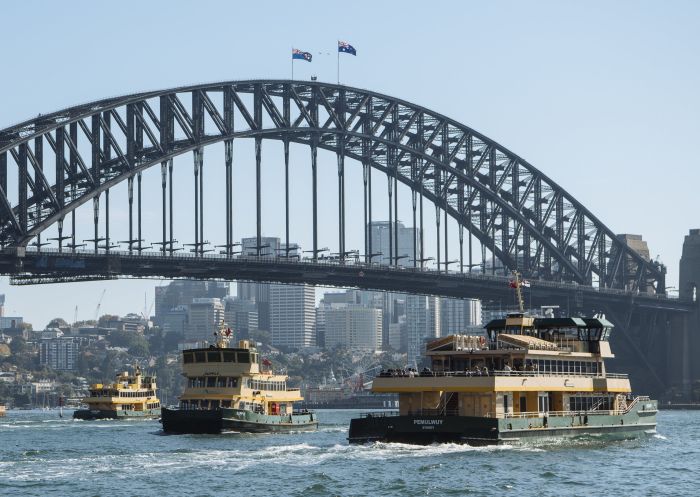 Ferries on Sydney Harbour