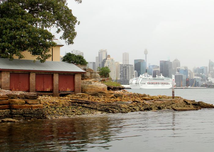 Historic convict heritage, Goat Island, Sydney Harbour National Park