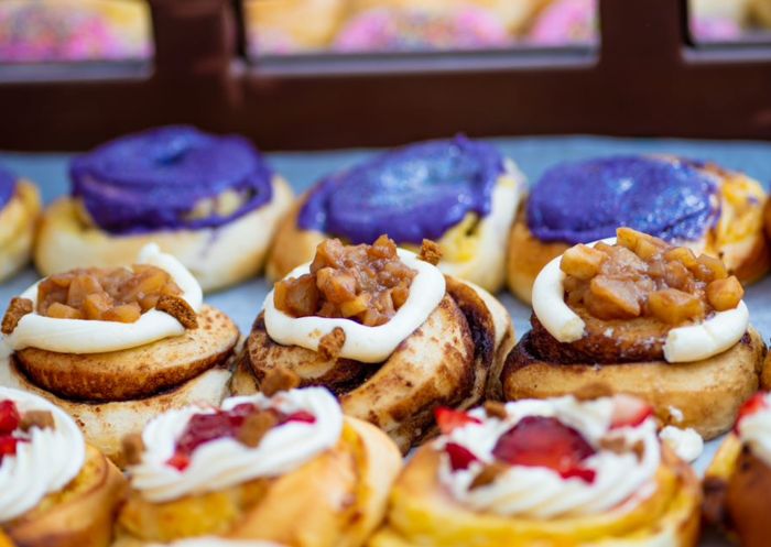 Pastries at Sydney Vegan Market, Sydney Olympic Park