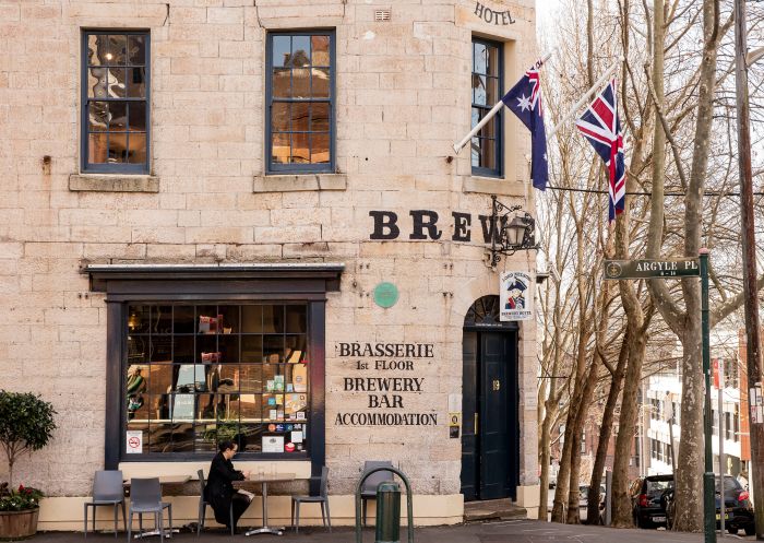 Exterior view of The Lord Nelson Brewery Hotel, The Rocks