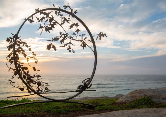 Sculpture: Byobu by Stephen Hogan at Sculpture by the Sea 2018, Bondi