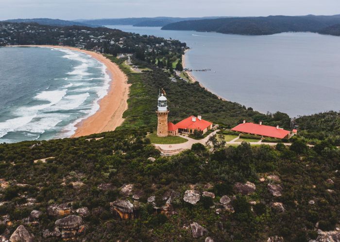 The historic Barrenjoey Lighthouse at Ku-ring-gai National Park, Palm Beach