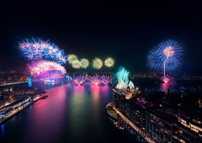 New Year's Eve fireworks on Sydney Harbour