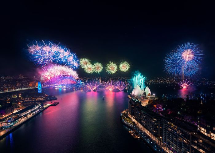 New Year's Eve fireworks on Sydney Harbour