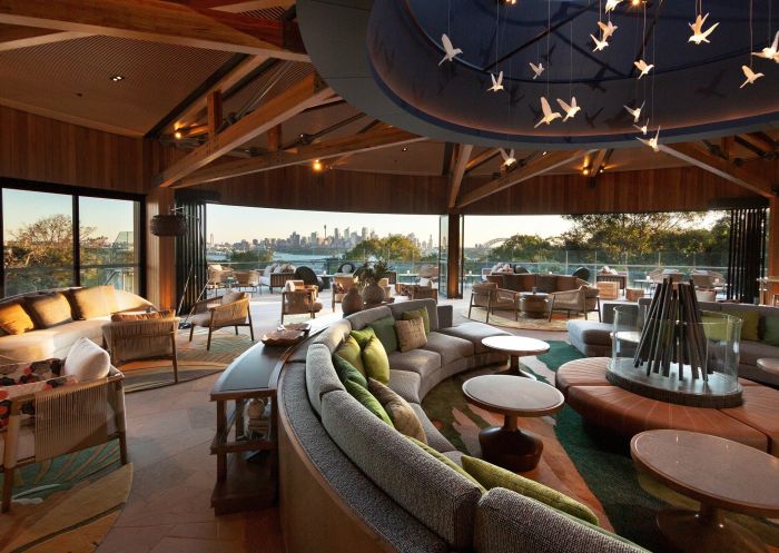 N'gurra Lounge, Wildlife Retreat at Taronga - Credit: Taronga Zoo Sydney