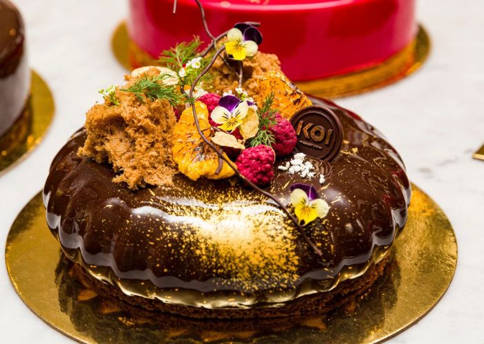 Koi Dessert Bar, Chippendale - Credit: Koi Dessert Bar Nomtella cake at Koi Dessert Bar, Chippendale